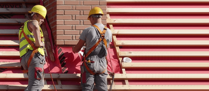 Image of a roofers working